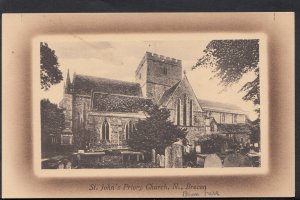 Wales Postcard - St John's Priory Church, Brecon    RS2263