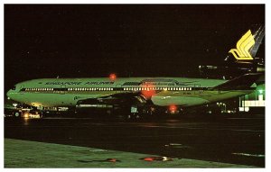 Singapore Airlines McDonnell Douglas Dc 10 30 Airplane Postcard