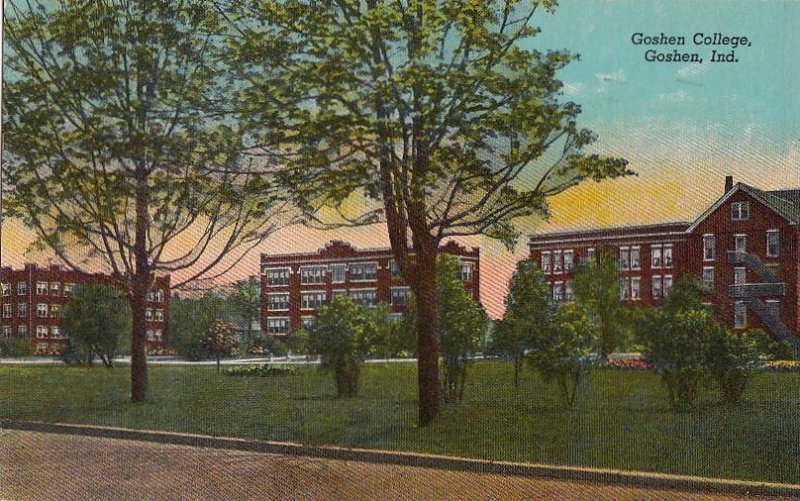 Postcard Goshen College Goshen IL