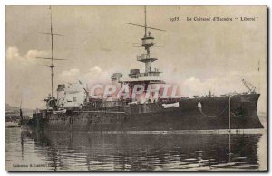 Old Postcard The Boat armor d & # 39escadre Liberte