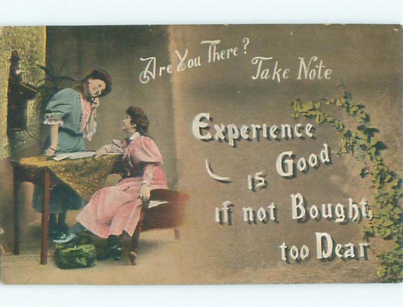 Divided-Back PRETTY WOMAN Risque Interest Postcard AA7938