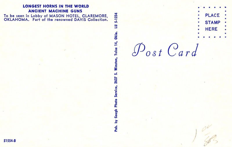 OK - Claremore. Mason Hotel Exhibits