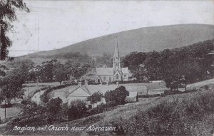 ABERAVON PORT TALBOT WALES UK~BAGLAN AND CHURCH~1905 POSTCARD