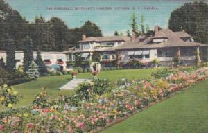 Canada Victoria The Residence Butchart's Gardens 1947
