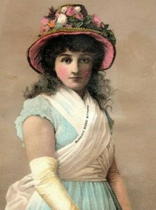 1884 Burdock Blood Bitters Demon Dyspepsia Lovely Actress Louise Paullin #5N