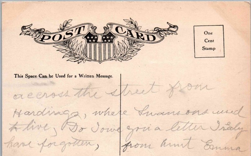 Oakland, Nebraska - The houses on Second Street - c1908