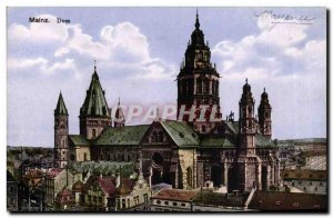 Old Postcard Mainz Dom