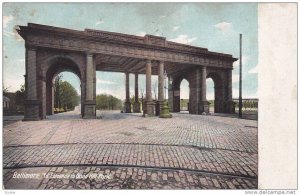 Entrance to Druid Hill Park, Baltimore, Maryland, PU-1909