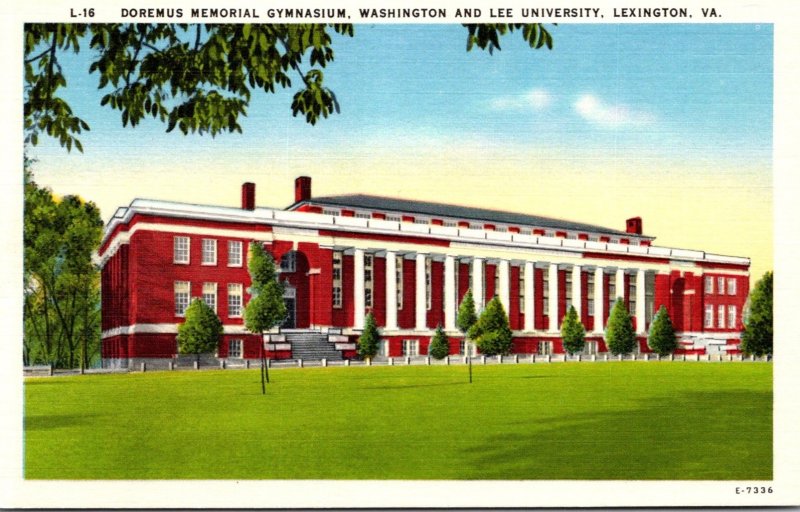 Virginia Lexington Doremus Memorial Gymnasium Washington and Lee University