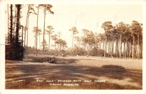 Virginia Beach Virginia Princess Anne Golf Course 9th Hole Real Photo PC AA67350