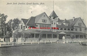 3 Postcards, Grand Rapids, Michigan, North Park Buildings Scenes