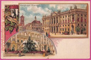 ah6929 - GERMANY - VINTAGE POSTCARD Postcards - Greetings from Berlin-