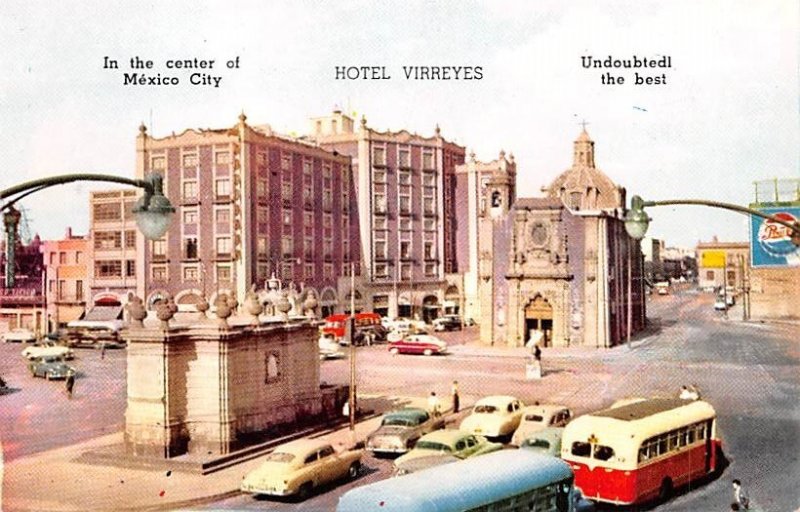 Hotel Vierreyes Mexico City Mexico Tarjeta Postal Unused 