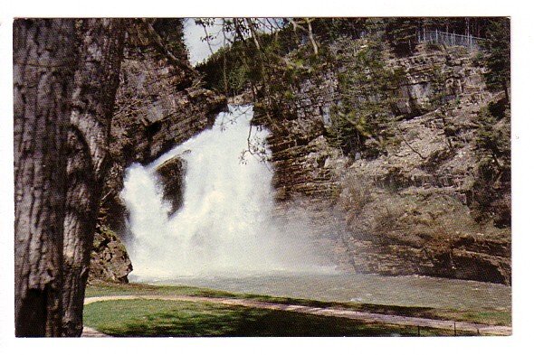 Cameron Falls, Waterton Lakes National Park, Alberta,