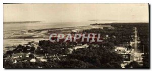 Old Postcard Bassin Arcachon Cap Ferret Gironde General view towards Passes B...