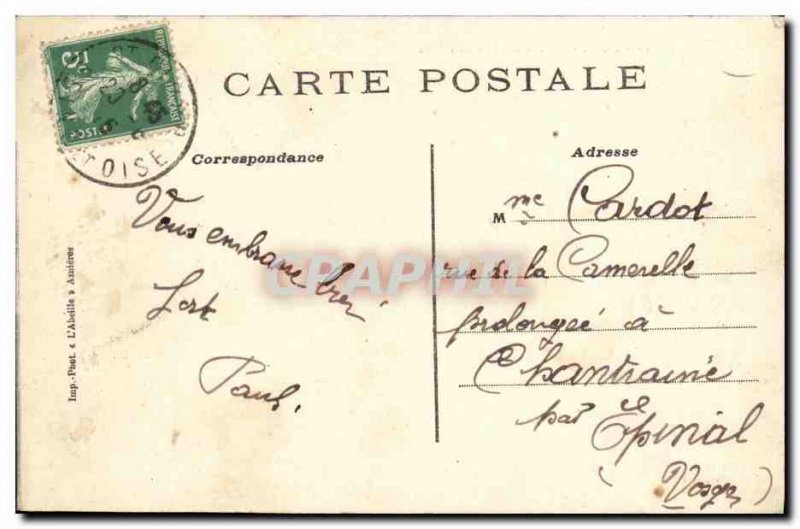 Old Postcard Saint Cloud Park The Park The Blue Flag