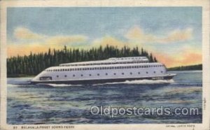 Kalakala-Puget Sound Ferry,Washington, USA Ferry, Ship 1937 small crease bott...