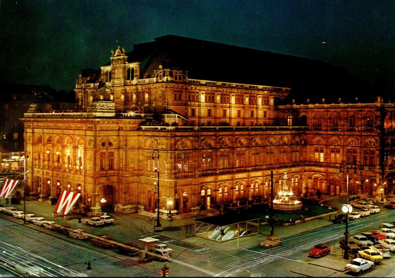 Austria Vienna The Opera House By Night 1993