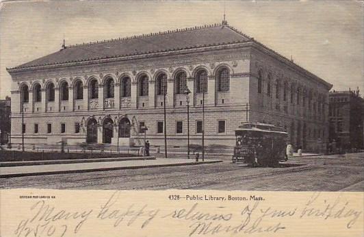 Massachusetts Boston Public Library