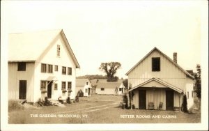 Bradford Vermont VT The Garden Hotel Real Photo RPPC Vintage Postcard