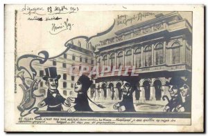 Postcard Old Theater Guignol