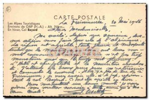 Old Postcard surroundings Gap HA In winter Col Bayard