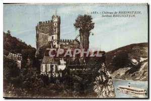 Postcard Old Castle Rheinstein