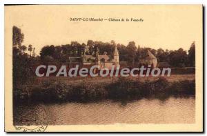 Postcard Old Saint Lo Chateau De La Vaucelle