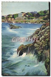 Old Postcard Marseille Bouches du Rhone Corniche