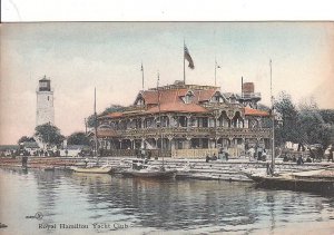 Postcard Royal Hamilton Yacht Club Canada