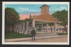 Florida ST. AUGUSTINE Old Slave Market build in 1840 ~ WB