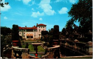 Vtg James Deering Residence Vizcaya Miami Florida FL Unused Postcard