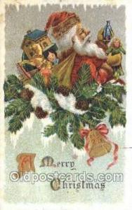 Christmas, Santa Claus Postcard Post card  