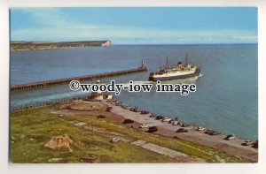f1050 - British Railways Ferry leaving Newhaven - postcard