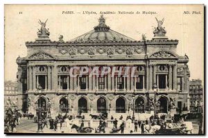 Paris L & # 39Opera National Academy of Music- Old Postcard