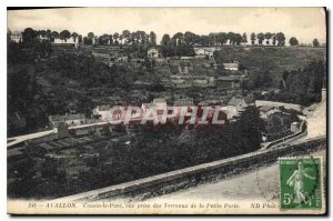 Old Postcard Avallon Cousin the view taken Pont Bellecour Petite Porte
