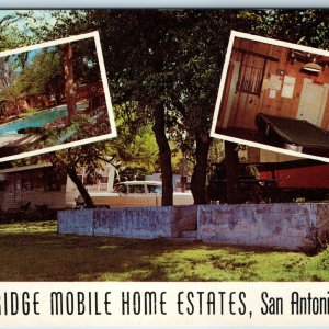 c1950s San Antonio, Tex Oak Ridge Mobile Home Real Estate Trailer Home Park A217