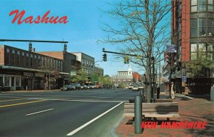 c.1970's Cars Nashua New Hampshire Postcard 2T6-472