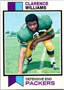 1973 Topps Football Card Clarence Williams Green Bay Packers sk2490