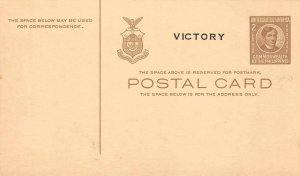 Victory Commonwealth of the Philippines José Rizal c1940s Vintage Postal Card