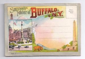 Buffalo NY Vintage Souvenir Folder 20 Views