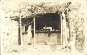 Camp Four Winds - Bournedale Cape Cod MA Real Photo Postcard