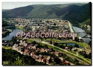 Old Postcard Revin Ardennes Panoramic Pool and Orzy