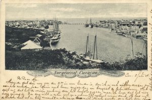 curacao, W.I., WILLEMSTAD, General View (1905) Wallenfels-Brill Postcard