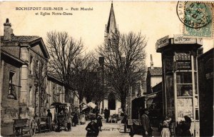 CPA ROCHEFORT-sur-MER - Petit Marché et Église Notre-Dame (976134)