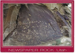 US  Unused. Newspaper Rock, Utah. Indian Petroglyphs.   Beautiful.