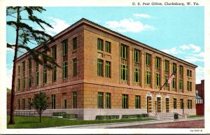 Virginia Clarksburg Post Office Curteich
