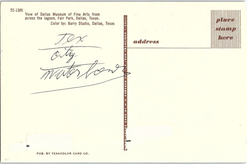 Chrome MUSEUM SCENE Dallas Texas TX AH9888