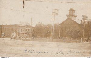 RP: ANGOLA , Indiana , 1910 ; PUBLIC SQUARE