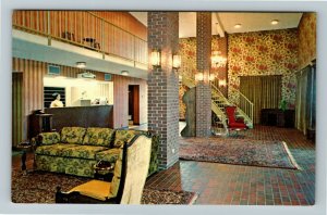 Jonesboro AR- Arkansas, Ramada Inn, Lobby, Advertising, Chrome Postcard